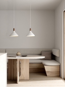 Nori 27 lampa wisząca, biała